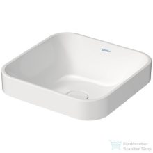   Duravit HAPPY D.2 PLUS 40x40 cm-es ráültethető csiszolt mosdó,fehér 2359400000