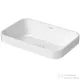 Duravit HAPPY D.2 PLUS 60x40 cm-es ráültethető csiszolt mosdó,fehér 2359600000