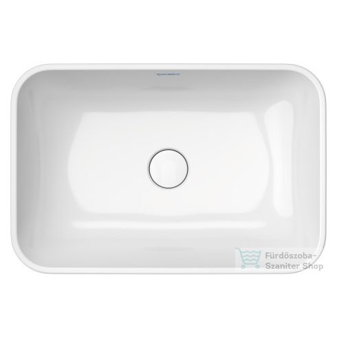 Duravit HAPPY D.2 PLUS 60x40 cm-es ráültethető csiszolt mosdó,fehér 2359600000