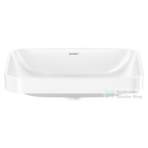 Duravit HAPPY D.2 PLUS 60x40 cm-es ráültethető csiszolt mosdó,fehér 2359600000