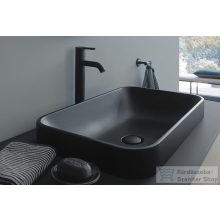   Duravit HAPPY D.2 PLUS 60x40 cm-es ráültethető csiszolt mosdó Wondergliss bevonattal,antracit matt 23596013001