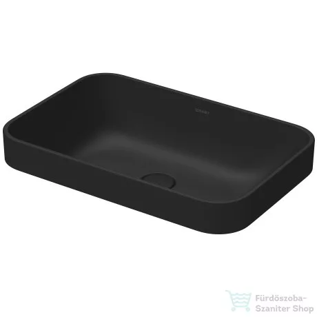 Duravit HAPPY D.2 PLUS 60x40 cm-es ráültethető csiszolt mosdó,antracit matt 2359601300