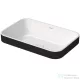 Duravit HAPPY D.2 PLUS 60x40 cm-es ráültethető csiszolt mosdó,fehér/antracit matt 2359606100