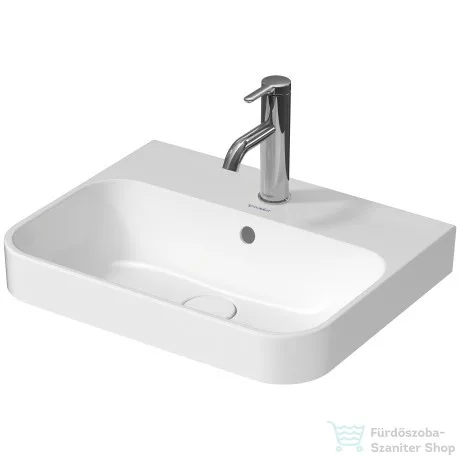 Duravit HAPPY D.2 PLUS 50x40 cm-es ráültethető csiszolt mosdó,fehér 2360500000