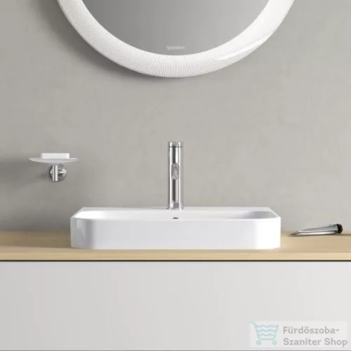 Duravit HAPPY D.2 PLUS 50x40 cm-es ráültethető csiszolt mosdó,fehér 2360500000