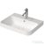 Duravit HAPPY D.2 PLUS 60x46 cm-es ráültethető csiszolt mosdó Wondergliss bevonattal,fehér 23606000001