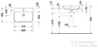 Duravit HAPPY D.2 PLUS 60x46 cm-es ráültethető csiszolt mosdó, kerámia fedelű click-clack leeresztővel, fehér 2360600000