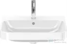 Duravit HAPPY D.2 PLUS 60x46 cm-es ráültethető csiszolt mosdó, kerámia fedelű click-clack leeresztővel, fehér 2360600000