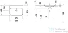 Duravit HAPPY D.2 PLUS 60x46 cm-es ráültethető csiszolt mosdó csaplyuk nélkül,fehér/antracit matt 2360601160