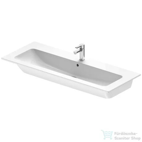 Duravit ME BY STARCK bútorral aláépíthető 123x49 cm-es mosdó bútor Wondergliss bevonattal,bútor nékül,23611200001