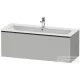 Duravit ME BY STARCK bútorral aláépíthető 123x49 cm-es mosdó Wondergliss bevonattal,bútor nélkül,White Satin matt,23611232001