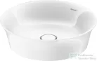 Duravit WHITE TULIP 43 cm pultra ültethető mosdó kerámia fedeles leeresztővel,Wondergliss bevonattal, 23624300791