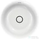 Duravit WHITE TULIP 43 cm pultra ültethető mosdó kerámia fedeles leeresztővel,Wondergliss bevonattal, 23624300791