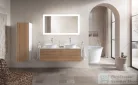 Duravit WHITE TULIP 43 cm pultra ültethető mosdó kerámia fedeles leeresztővel,Wondergliss bevonattal, 23624300791
