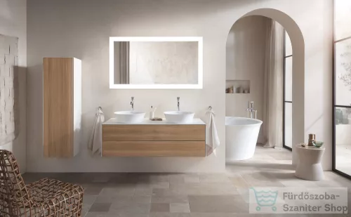Duravit WHITE TULIP 43 cm pultra ültethető mosdó kerámia fedeles leeresztővel,2362430079