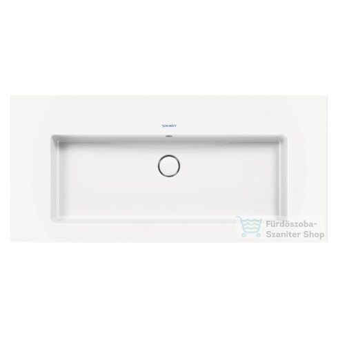 Duravit WHITE TULIP 1055x490 mm-es bútorral aláépíthető mosdó csaplyuk nélkül,Wondergliss bevonattal,23631000601
