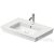 Duravit WHITE TULIP 750x490 mm-es bútorral aláépíthető mosdó Wondergliss bevonattal,23637500001