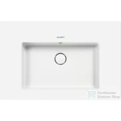   Duravit WHITE TULIP 750x490 mm-es bútorral aláépíthető mosdó csaplyuk nélkül,Wondergliss bevonattal,23637500601
