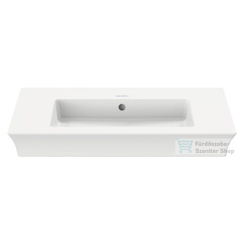 Duravit WHITE TULIP 750x490 mm-es bútorral aláépíthető mosdó csaplyuk nélkül,2363750060
