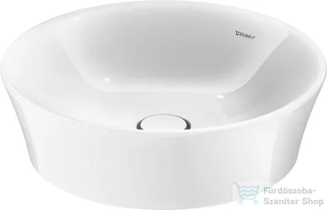 Duravit WHITE TULIP 50 cm bútorral aláépíthető mosdó kerámia fedeles leeresztővel,Wondergliss bevonattal,23655000701