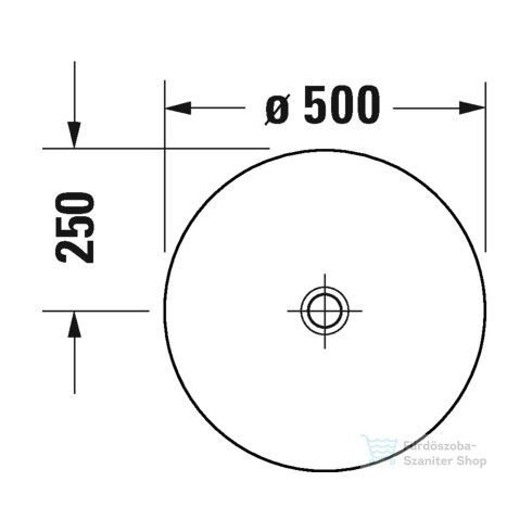 Duravit WHITE TULIP 50 cm bútorral aláépíthető mosdó kerámia fedeles leeresztővel,Wondergliss bevonattal,23655000701
