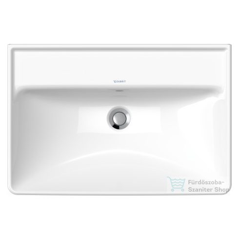 Duravit D-NEO 65x44 cm-es mosdó csaplyuk nélkül,Wondergliss bevonattal,fehér 23666500601