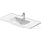 Duravit D-NEO 1005x480 mm-es bútorral aláépíthető mosdó, fehér 2367100000