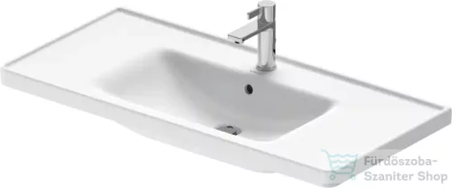 Duravit D-NEO 1005x480 mm-es bútorral aláépíthető mosdó, matt fehér 2367103200