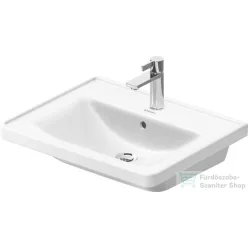   Duravit D-NEO 600x480 mm-es bútorral aláépíthető mosdó, fehér 2367600000