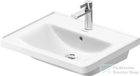 Duravit D-NEO 600x480 mm-es bútorral aláépíthető mosdó, fehér 2367600000