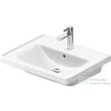   Duravit D-NEO 600x480 mm-es bútorral aláépíthető mosdó Wondergliss bevonattal, fehér 23676000001