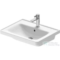   Duravit D-NEO 600x480 mm-es bútorral aláépíthető mosdó, matt fehér 2367603200