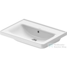   Duravit D-NEO 650x480 mm-es bútorral aláépíthető mosdó csaplyuk nélkül Wondergliss bevonattal, fehér 23676500601