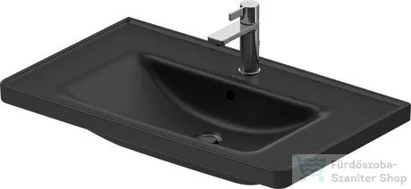 Duravit D-NEO 800x480 mm-es bútorral aláépíthető mosdó, matt antracit 2367801300