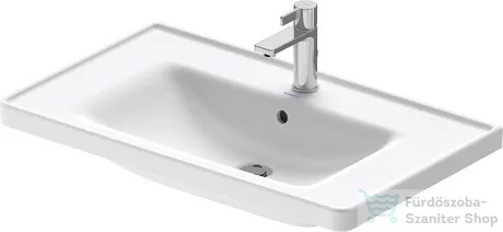Duravit D-NEO 800x480 mm-es bútorral aláépíthető mosdó, matt fehér 2367803200