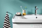 Duravit D-NEO 800x480 mm-es bútorral aláépíthető mosdó, matt fehér 2367803200