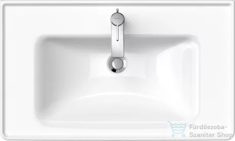 Duravit D-NEO 800x480 mm-es bútorral aláépíthető mosdó, matt fehér 2367803200