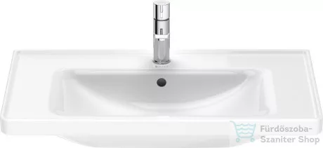 Duravit D-NEO 800x480 mm-es bútorral aláépíthető mosdó, matt fehér 2367803200