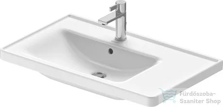 Duravit D-NEO 800x480 mm-es bútorral aláépíthető mosdó,balos medencével fehér 2369800000