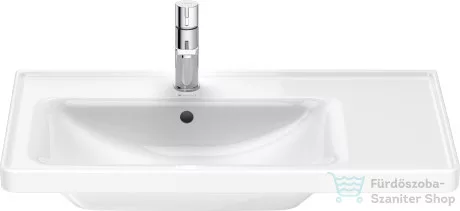 Duravit D-NEO 800x480 mm-es bútorral aláépíthető mosdó,balos medencével fehér 2369800000