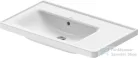 Duravit D-NEO 800x480 mm-es bútorral aláépíthető mosdó,balos medencével,csaplyuk nélkül,Wondergliss bevonattal, fehér 23698000601