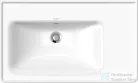 Duravit D-NEO 800x480 mm-es bútorral aláépíthető mosdó,balos medencével,csaplyuk nélkül,Wondergliss bevonattal, fehér 23698000601
