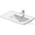 Duravit D-NEO 800x480 mm-es bútorral aláépíthető mosdó,jobbos medencével,Wondergliss bevonattal, fehér 23708000001
