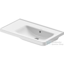  Duravit D-NEO 800x480 mm-es bútorral aláépíthető mosdó,jobbos medencével,csaplyuk nélkül,Wondergliss bevonattal fehér 23708000601