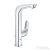 Grohe EUROSTYLE L magasított mosdó csaptelep automata leeresztővel,Króm 23718003