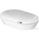 Duravit D-Neo 60x40 cm-es túlfolyó nélküli ráültethető mosdó Wondergliss bevonattal, fehér 23726000701
