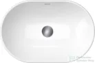 Duravit D-Neo 60x40 cm-es túlfolyó nélküli ráültethető mosdó Wondergliss bevonattal, fehér 23726000701