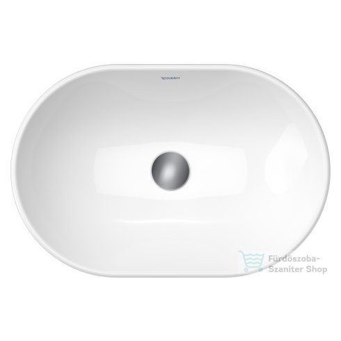 Duravit D-Neo 60x40 cm-es túlfolyó nélküli ráültethető mosdó, fehér 2372600070