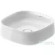 Duravit ZENCHA 420x420 mm-es pultra ültethető mosdó White Alpin 2373420079