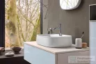 Duravit ZENCHA 420x420 mm-es pultra ültethető mosdó White Alpin 2373420079